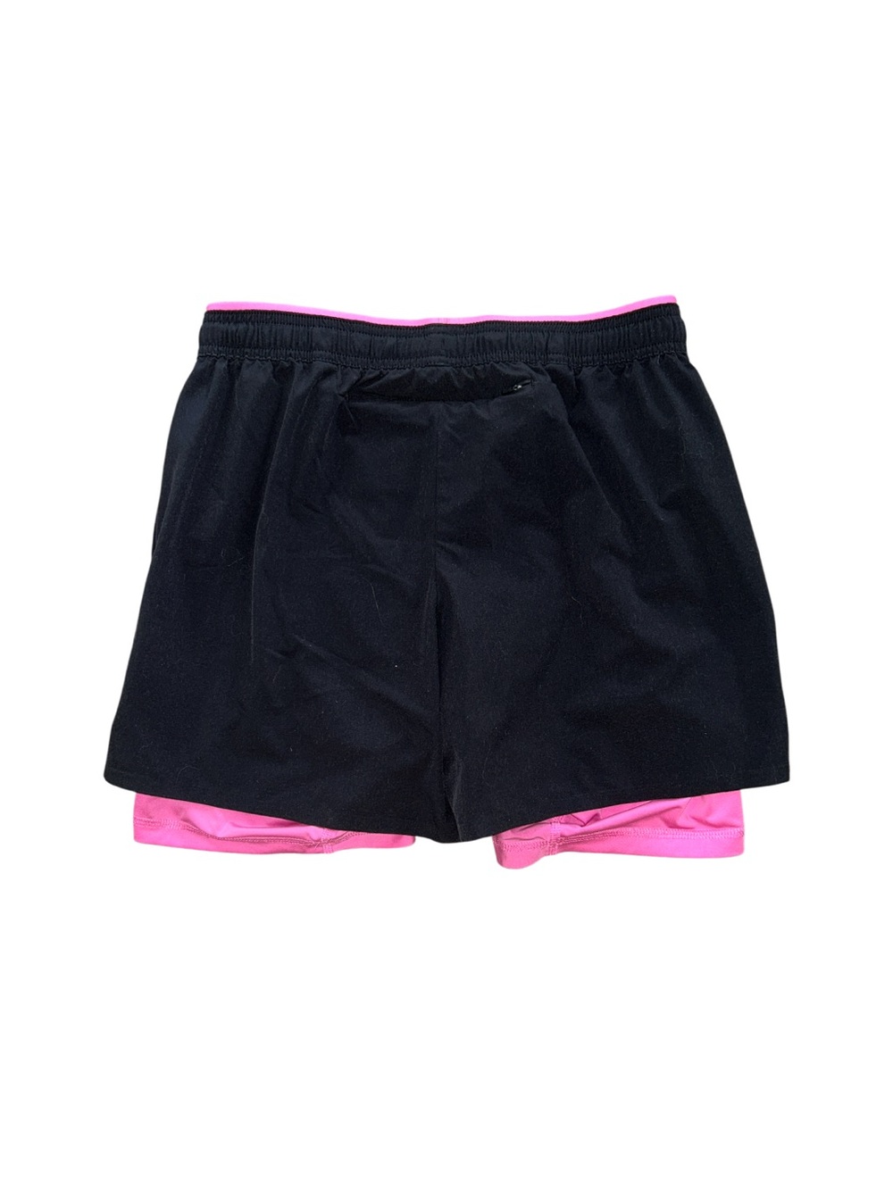 chubbies Men’s Black Athletic Shorts with Pink Liner